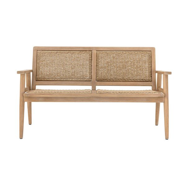 Sofa ogrodowa z litego drewna w naturalnym kolorze Sorrento – Bloomingville