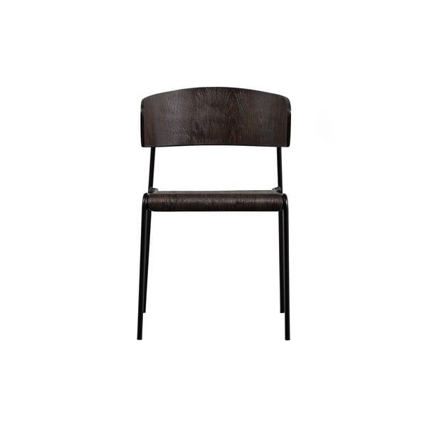 Ciemnobrązowe krzesło Ciro – WOOOD