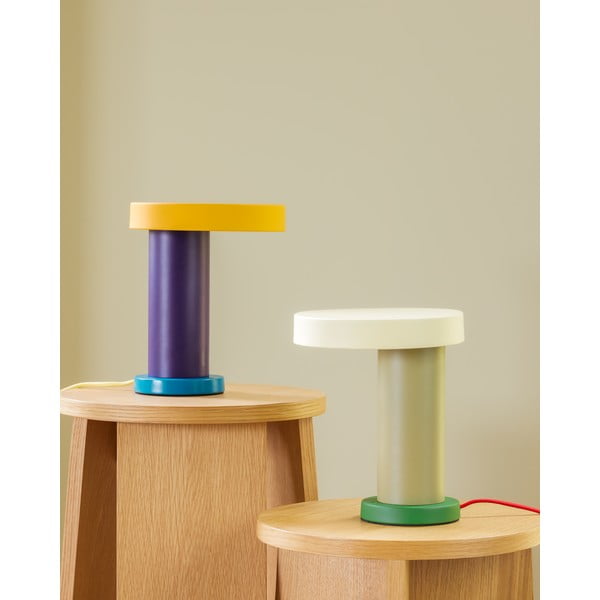 Zielona lampa stołowa (wysokość 25 cm) Magic – Hübsch-image-3