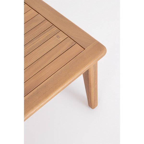 Zestaw mebli ogrodowych z litego drewna akacjowego w naturalnym kolorze dla 4 osób Danubio – Bizzotto-image-3