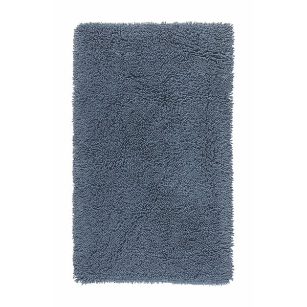 Szafirowy dywanik łazienkowy z bawełny organicznej Aquanova Mezzo, 70x120 cm