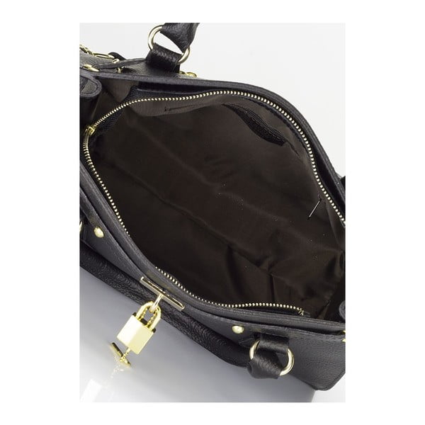 Czarna torebka skórzana Giulia Massari Clemency-image-3