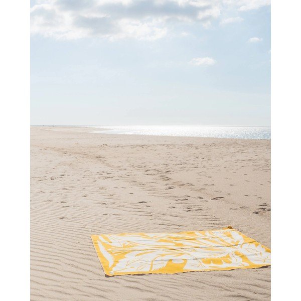 Żółty koc 165x200 cm Lino – noo.ma-image-3