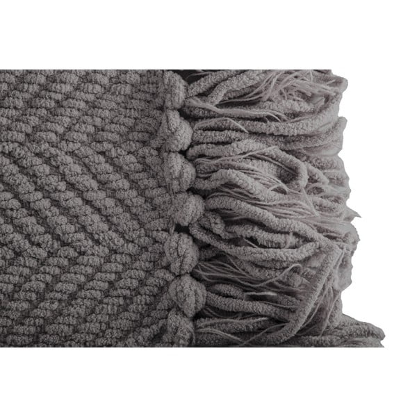 Szary koc z szenilu 130x170 cm Renee – Tiseco Home Studio-image-1