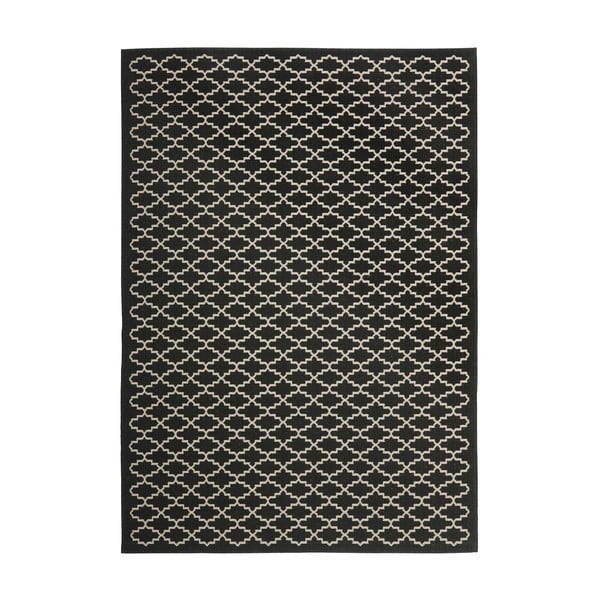 Czarny dywan odpowiedni na zewnątrz Safavieh Gwen, 170x121 cm