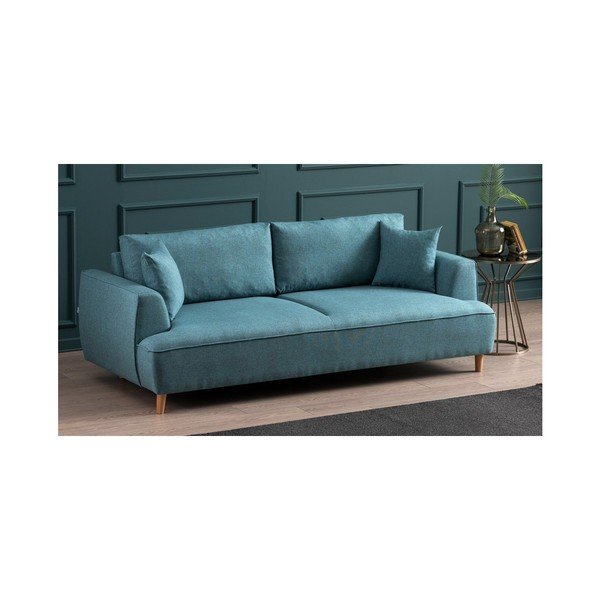 Turkusowa sofa 3-osobowa Felix-image-2
