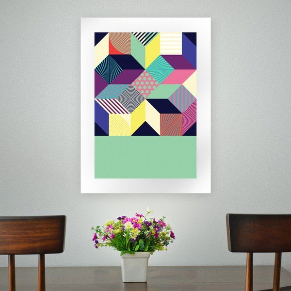 Plakat Geometric Abstract, rozm. A3-image-1