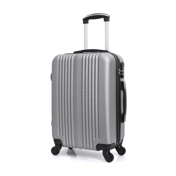 Walizka w kolorze srebra Hero Lipari, 37 l-image-4