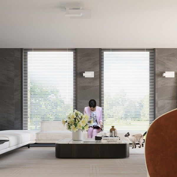 Biała lampa sufitowa ze szklanym kloszem 40x47.5 cm Parola – Sollux-image-3