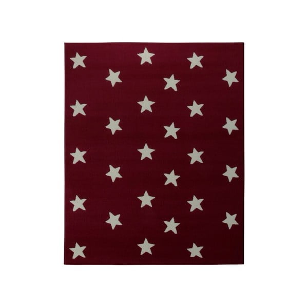 Burgudnowy dywan dziecięcy dywan Hanse Home Stars, 140x200 cm