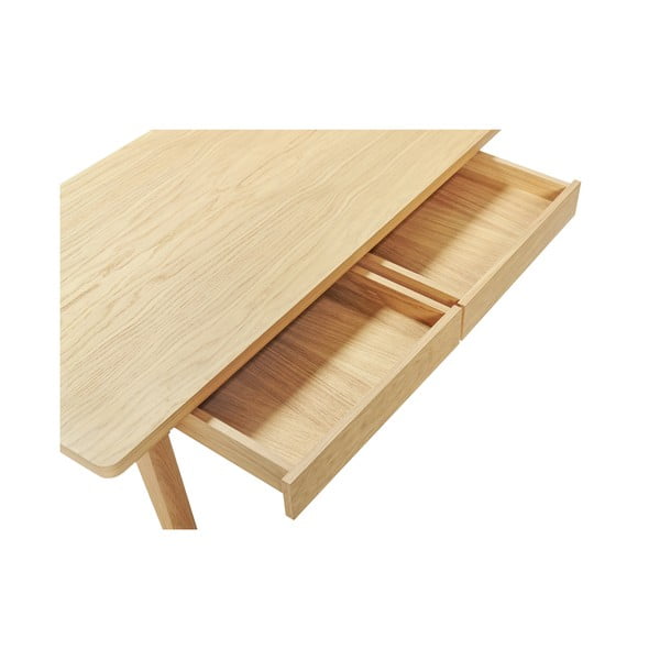 Stolik w dekorze dębu w naturalnym kolorze 60x120 cm Nice – Woodman-image-4