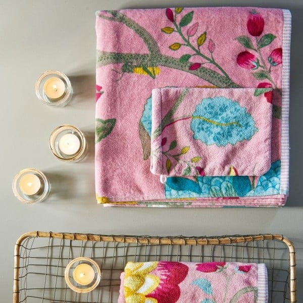 Ręcznik Floral Fantasy Pink, 70x140 cm