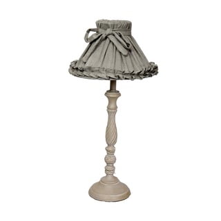 Lampa stołowa Antic Line Romance Grey, wys. 78 cm