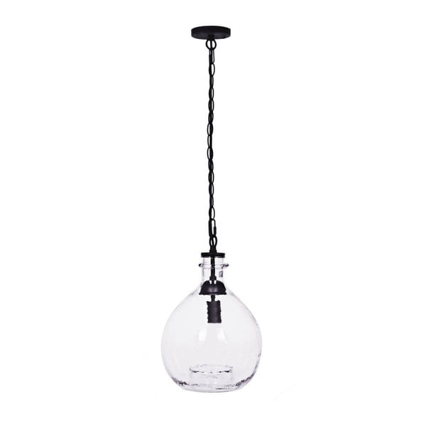 Czarna lampa wisząca Vivorum Sphere, ⌀ 16,5 cm