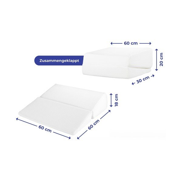 Poduszka specjalistyczna z pianki z pamięcią kształtu 60x60 cm – Maximex-image-2