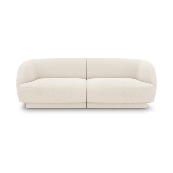 Beżowa sofa z materiału bouclé 184 cm Miley – Micadoni Home