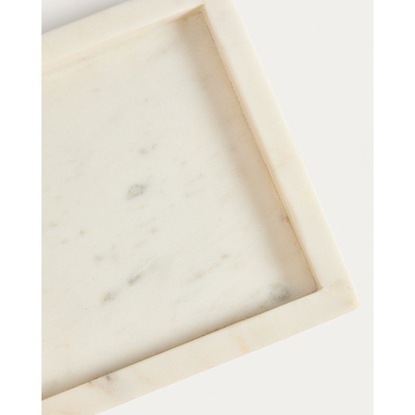 Marmurowa taca dekoracyjna 18x18 cm Serela – Kave Home-image-3