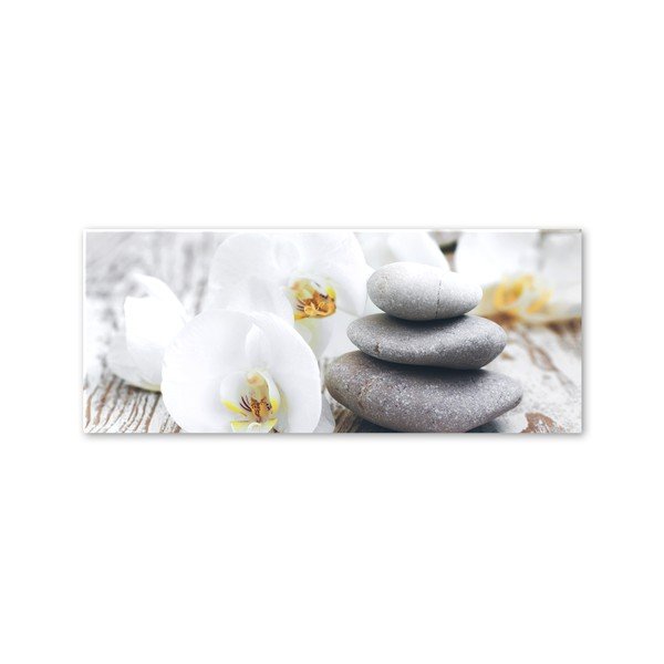 Obraz Styler Glas Orchid, 50x125 cm