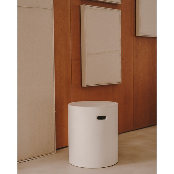 Okrągły betonowy podnóżek ogrodowy ø 37 cm Aiguablava – Kave Home-image-1