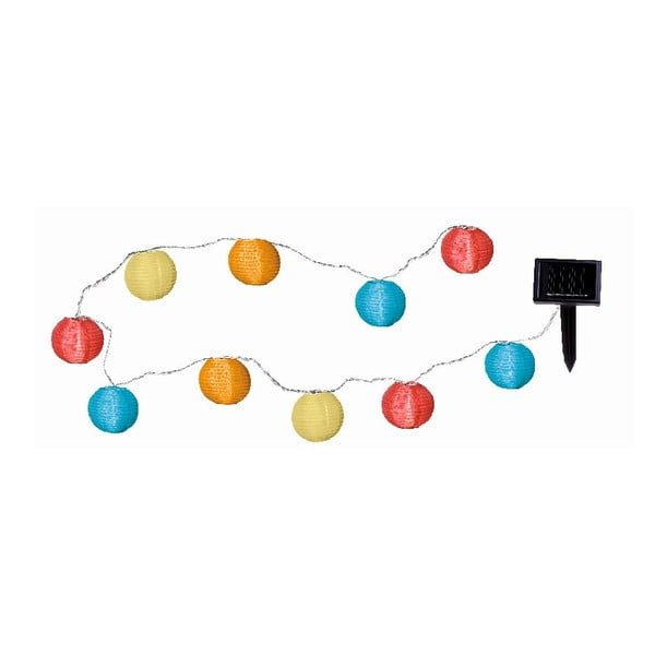 Girlanda świetlna LED odpowiednia na zewnątrz Star Trading Crazy Lampions, dł. 2,7 m