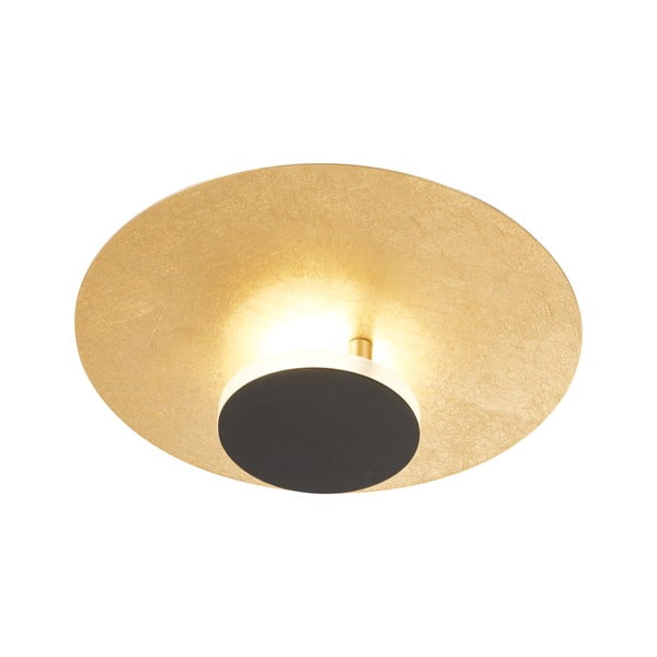 Lampa sufitowa LED w czarno-złotym kolorze ze ściemniaczem Planet – Fischer & Honsel