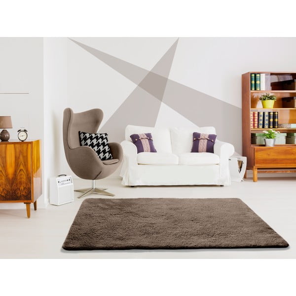 Brązowy dywan Universal Alpaca Liso, 60x100 cm-image-1