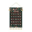 Bawełniany wiszący kalendarz adwentowy eleanor stuart, 52x88 cm