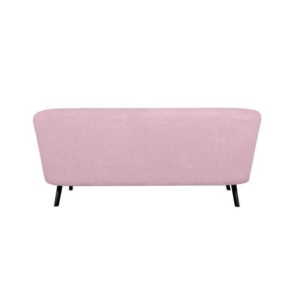 Różowa sofa trzyosobowa Kooko Home Rock-image-4