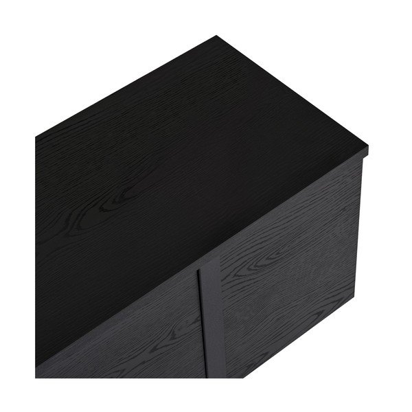 Czarna szafka pod TV 180x50x30 cm Onera – Kalune Design-image-4