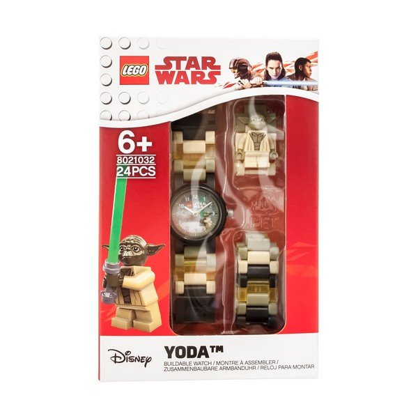 Khaki zegarek z figurką LEGO® Star Wars Yoda-image-2