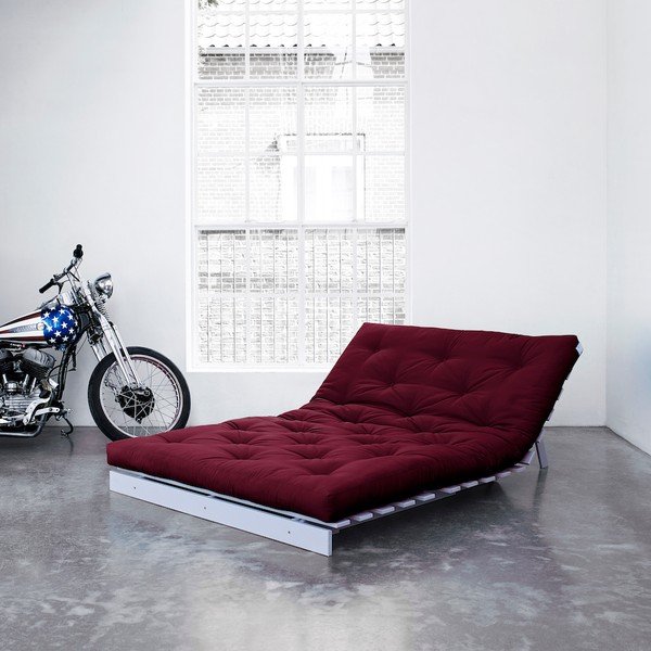 Sofa rozkładana Karup Roots Cool Gray/Bordeaux-image-2