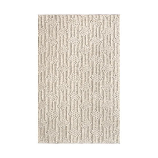 Kremowy dywan odpowiedni do prania 150x230 cm Loopy – Mila Home