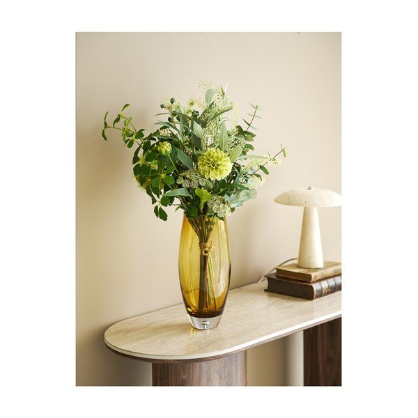 Pomarańczowy szklany wazon (wysokość 32 cm) – House Nordic-image-1