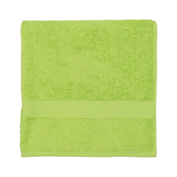 Limonkowy ręcznik frotte Walra Frottier, 70x140 cm