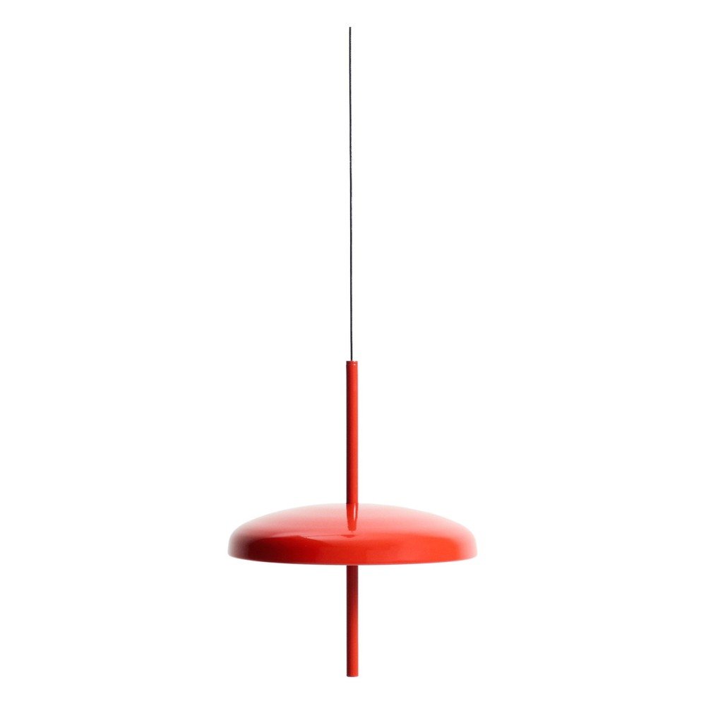 Czerwona lampa sufitowa LED ze ściemniaczem z metalowym kloszem ø 16 cm Porte – Kave Home