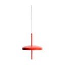 Czerwona lampa sufitowa LED ze ściemniaczem z metalowym kloszem ø 16 cm Porte – Kave Home