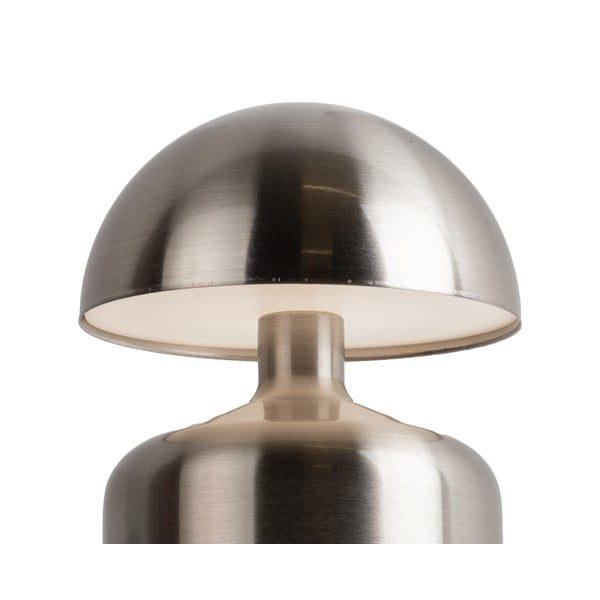 Szara lampa stołowa LED (wys. 15 cm) Impetu – Leitmotiv-image-3