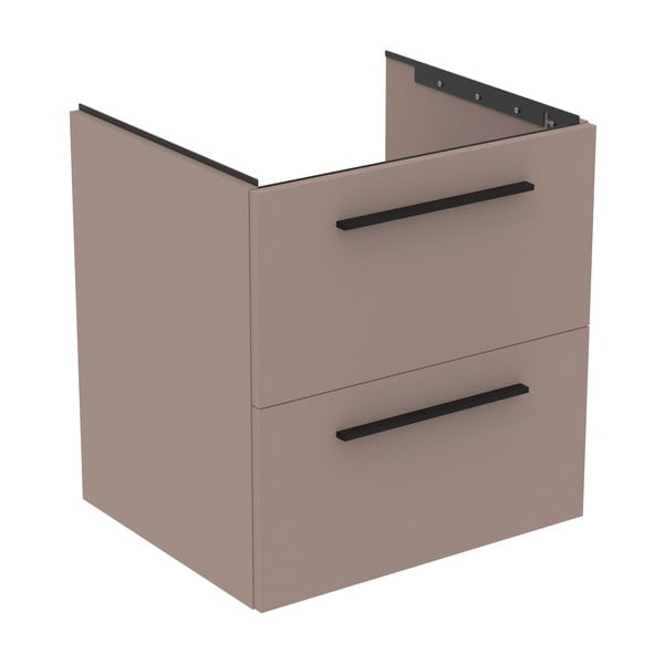 Szarobeżowa wisząca szafka pod umywalkę 60x63 cm i.Life B – Ideal Standard-image-3