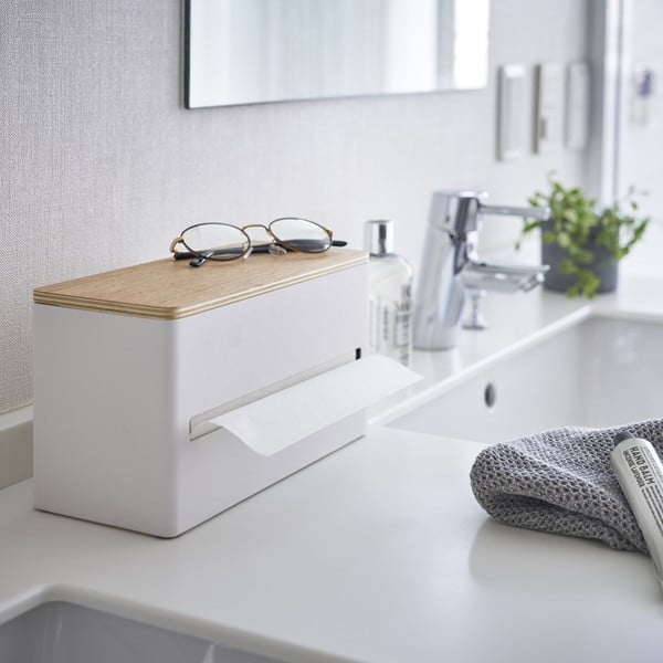 Metalowy pojemnik na chusteczki Rin – YAMAZAKI-image-1