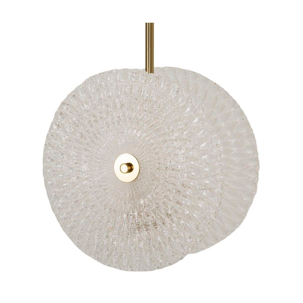 Lampa wisząca w kolorze złota ze szklanym kloszem Glass – Mauro Ferretti (zdjęcie 6)