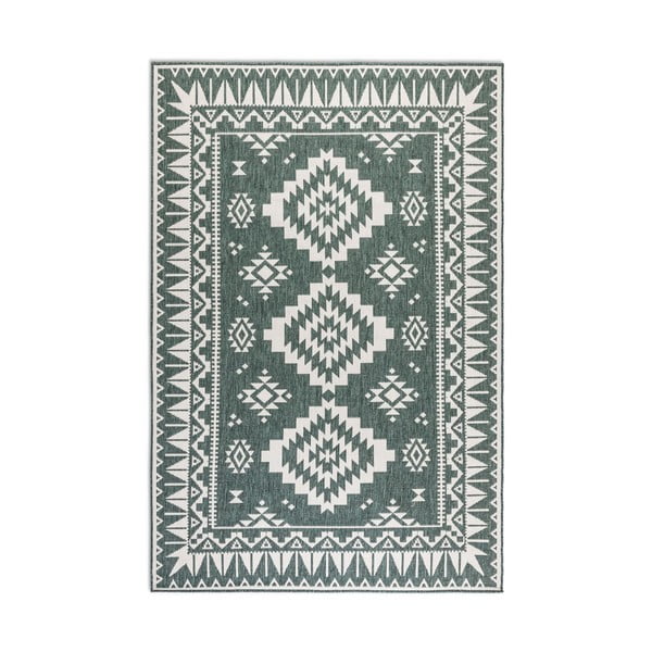 Zielono-kremowy dywan odpowiedni na zewnątrz 160x230 cm Gemini – Elle Decoration-image-2