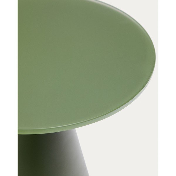 Okrągły stolik ze szklanym blatem ø 30 cm Wilshire – Kave Home-image-4