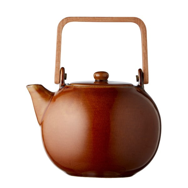 Dzbanek do herbaty ceramiczny z sitkiem w bursztynowym kolorze 1,2 l Gastro Amber – Bitz