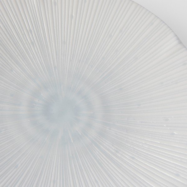 Jasnoniebieski talerz ceramiczny ø 24,4 cm ICE WHITE – MIJ-image-1