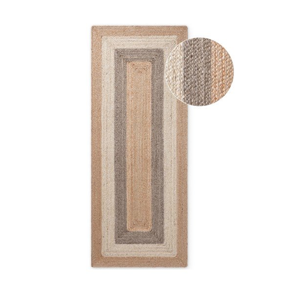 Chodnik z juty dwustronny/tkany ręcznie 80x200 cm Juno – Hanse Home