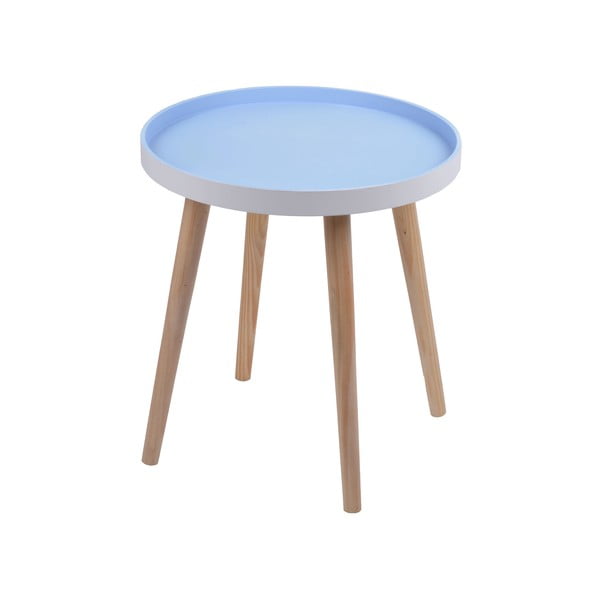 Niebieski stolik Simple Table, 38 cm