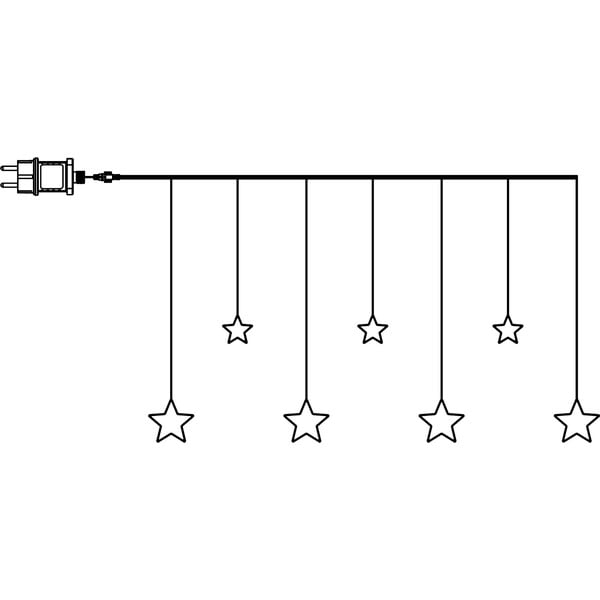 Dekoracja świetlna ze świątecznym motywem Dew Drop Stars – Star Trading-image-3