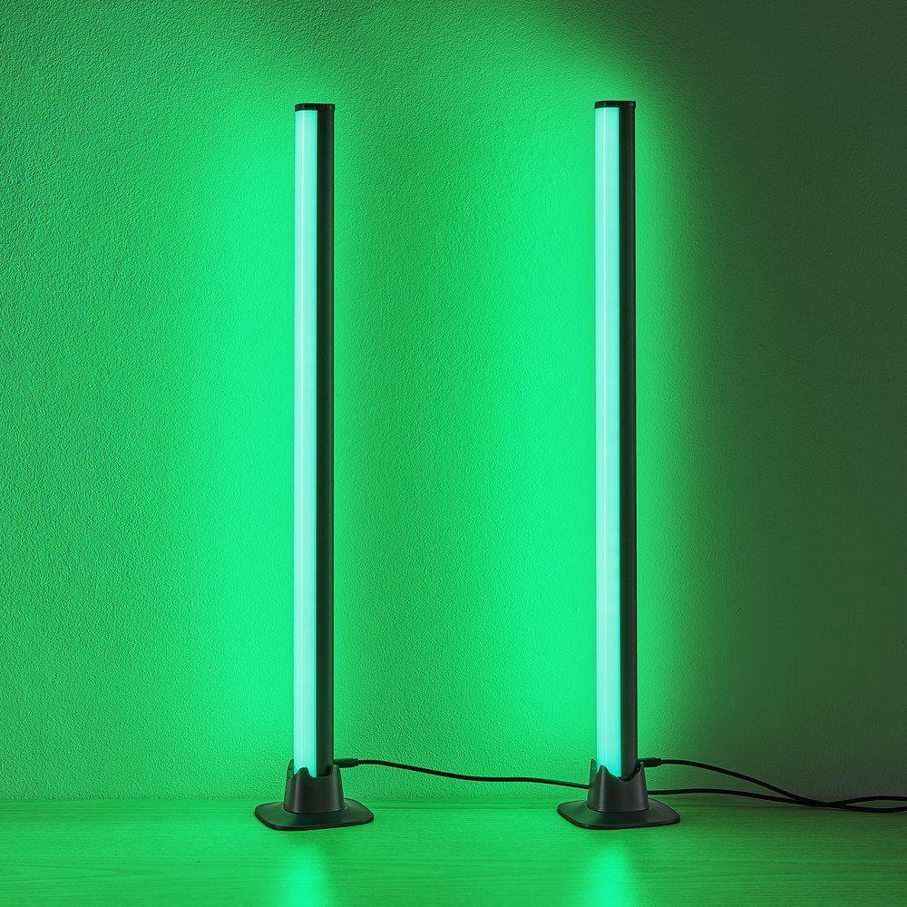 Czarna metalowa lampa stołowa LED (wysokość 55 cm) Boy – Reality (zdjęcie 7)