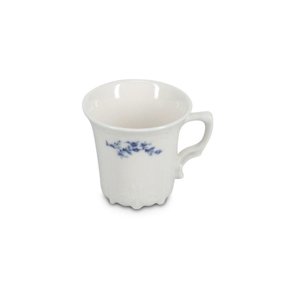 Biała/niebieska porcelanowa filiżanka na espresso 110 ml Retro – BonBistro (zdjęcie 3)