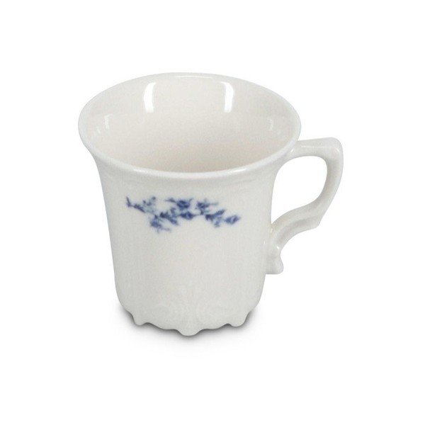 Biała/niebieska porcelanowa filiżanka na espresso 110 ml Retro – BonBistro-image-2